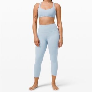 Lululemon Align High Rise Crop 21” Chambray sz 4